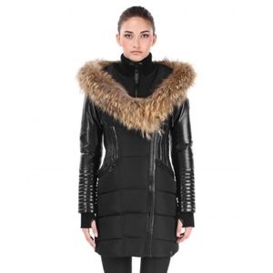 Rudsak Shauna Down and Leather Jacket